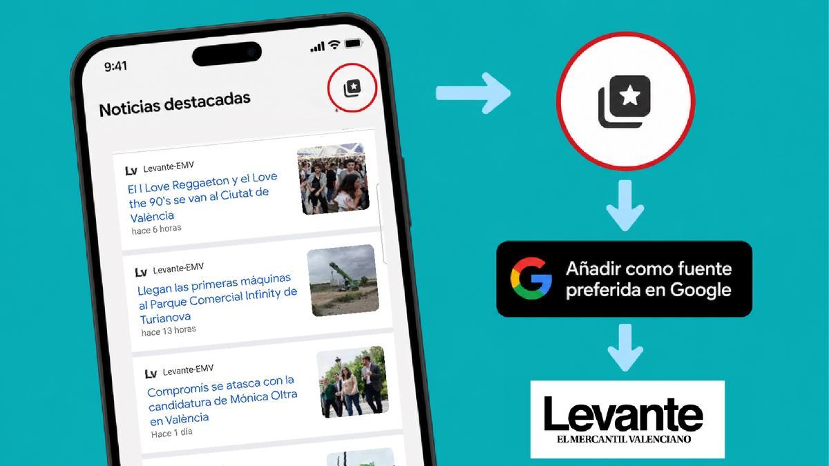 Añade Levante-EMV como fuente preferida y no te pierdas nuestras noticias