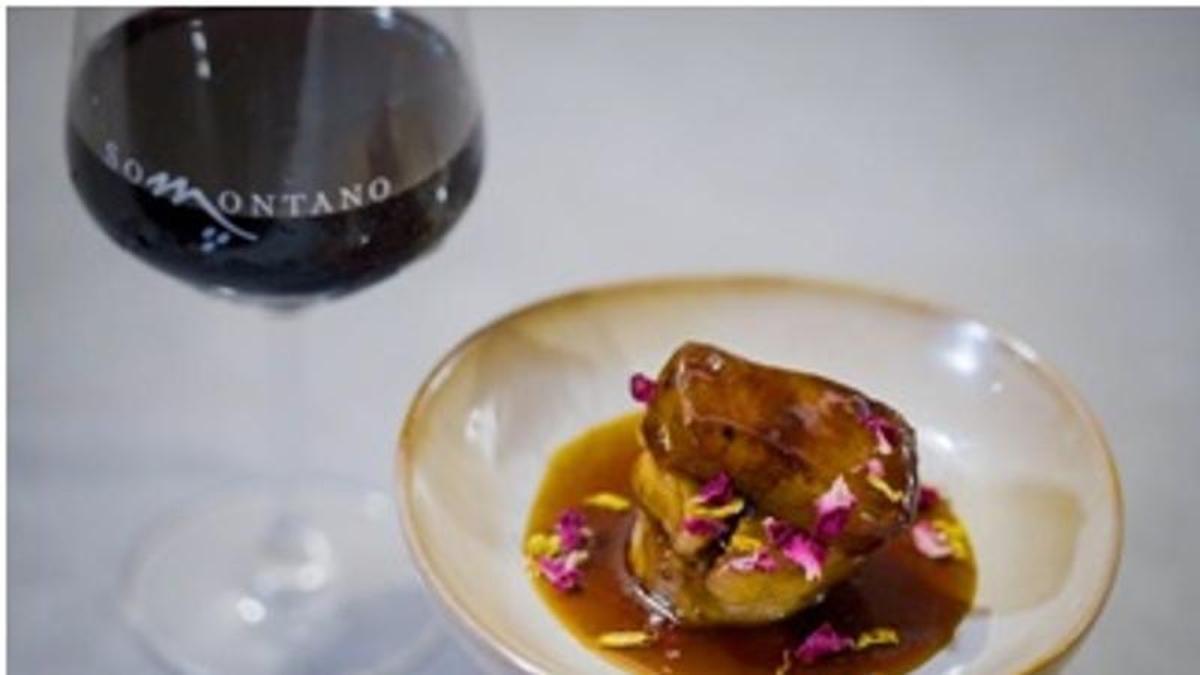 'Melosa papada y oscense pollito', la tapa del restaurante Las Torres ganadora del Festival Vino Somontano.