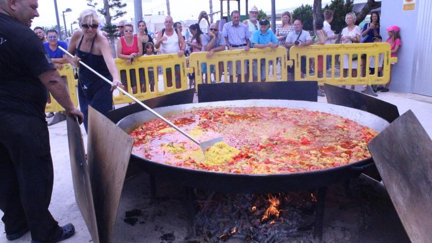 Imagen de una paella gigante facilitada por el Ayuntamiento.