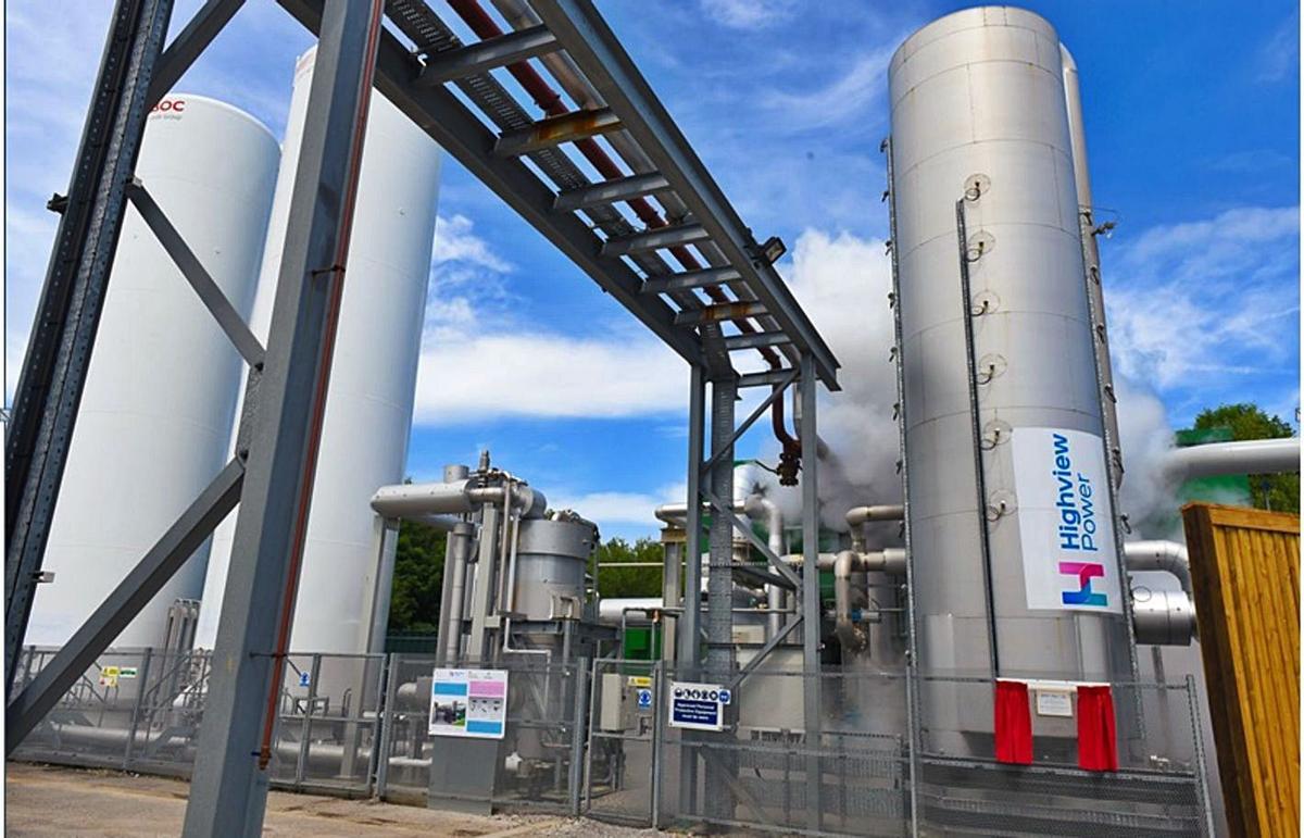Planta de almacenamiento criogénico desarrollada por Highview, el socio de TSK.