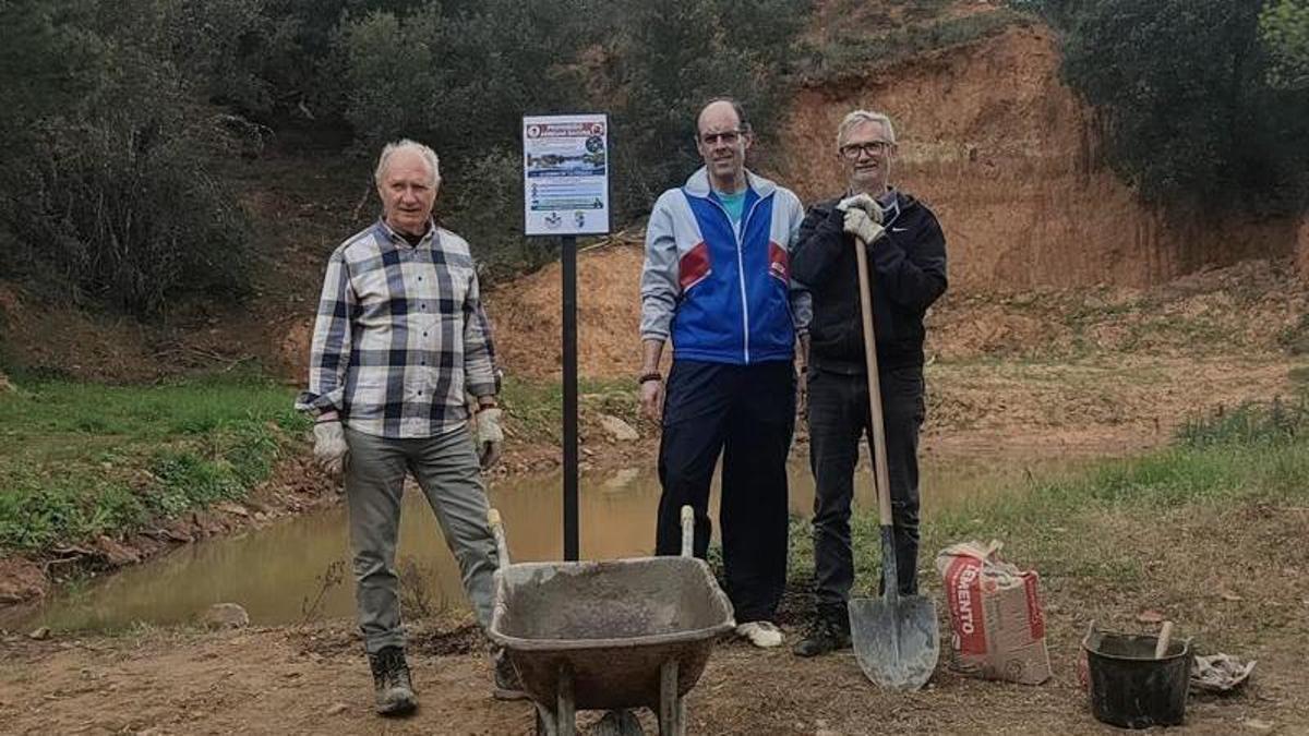 La laguna de La Peralica se ha recuperado gracias a la labor vecinal de Villaferrueña.