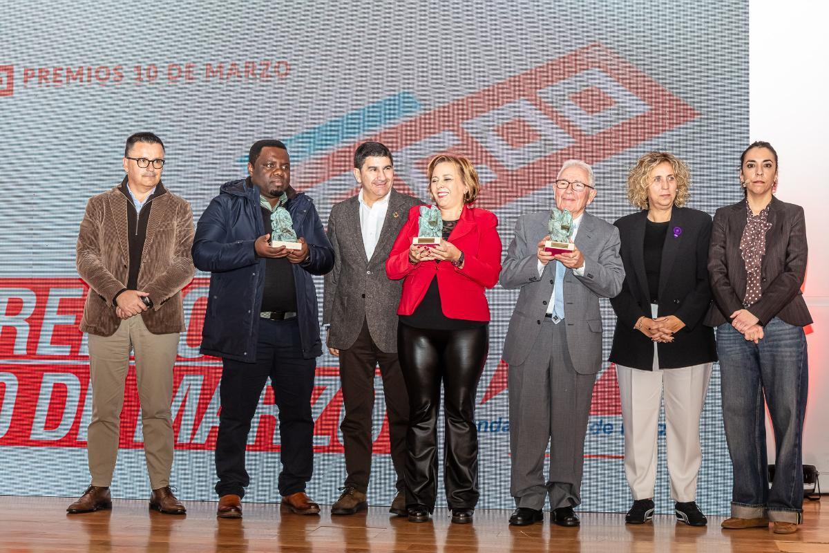 Entrega de los prmios 10 de marzo de CCOO Galicia