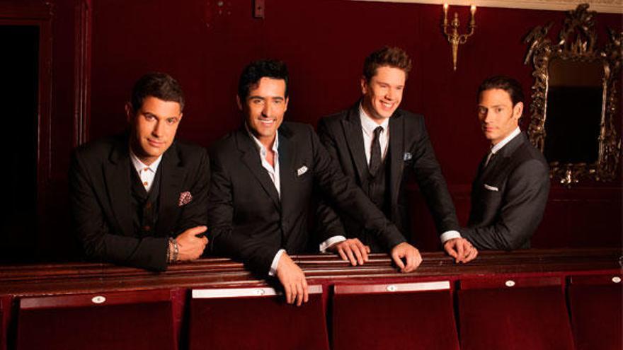 Il Divo, antes de un concierto en Galicia en 2013.