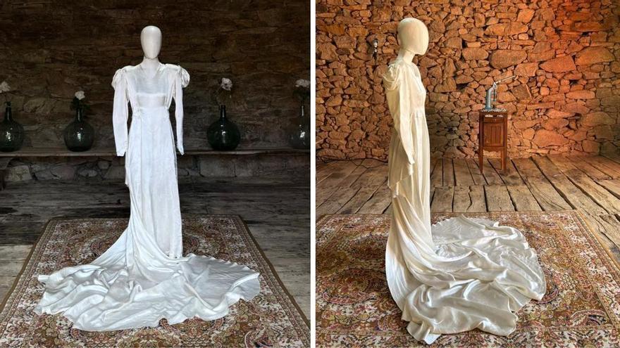 «Mi vestido vuelve a Muras»: la «reboda» de Antía Cal en la casa familiar de Lugo