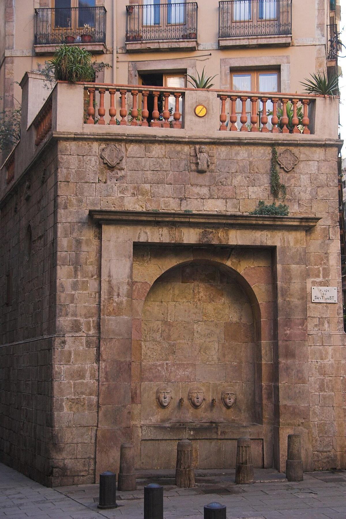Font de Sant Just, Barcelona.