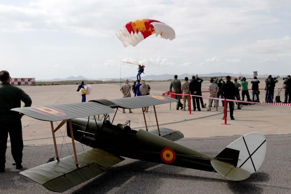 Presentación de la nueva temporada de las patrullas acrobáticas del Ejército del Aire en San Javier