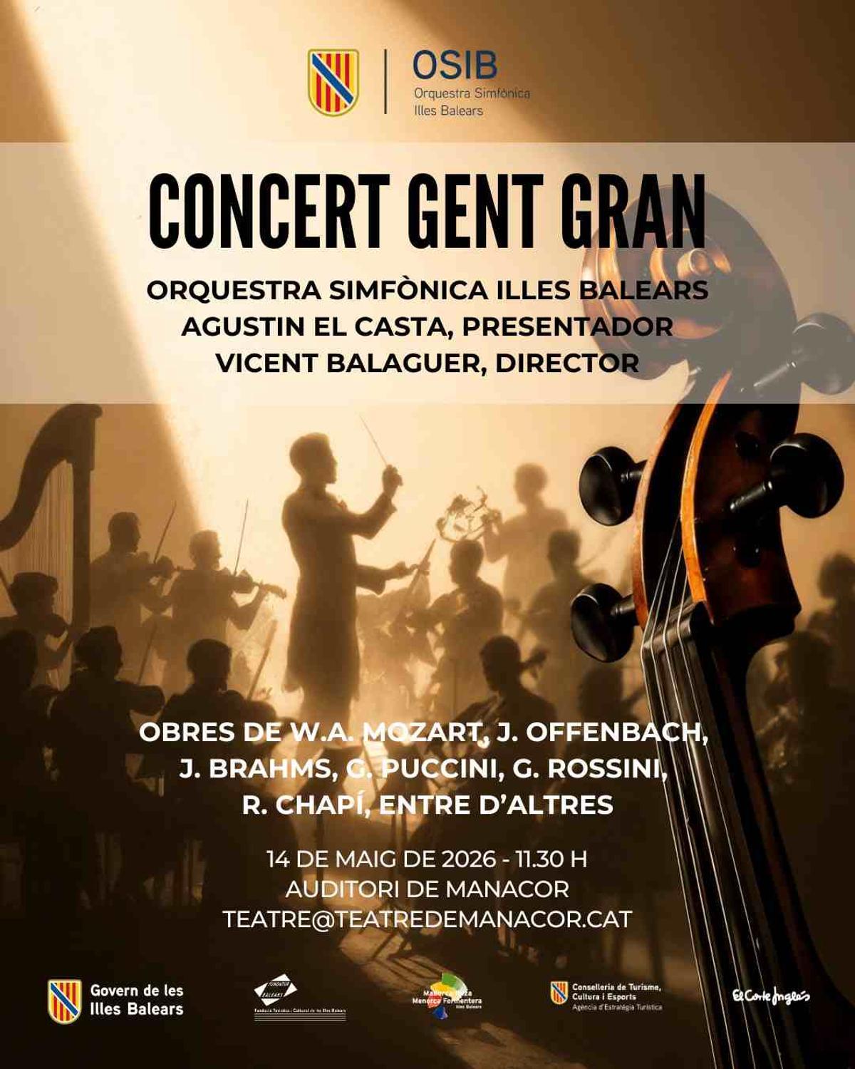 Cartel del Concert Gent Gran