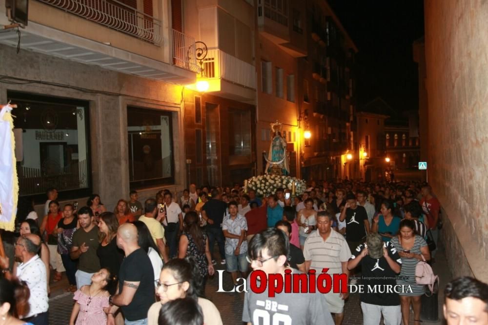 Procesión de la Virgen del Cisne en Lorca