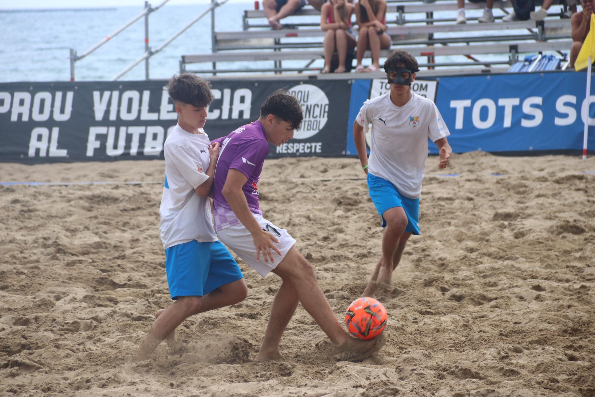 Campionats de Catalunya de futbol platja a Roses