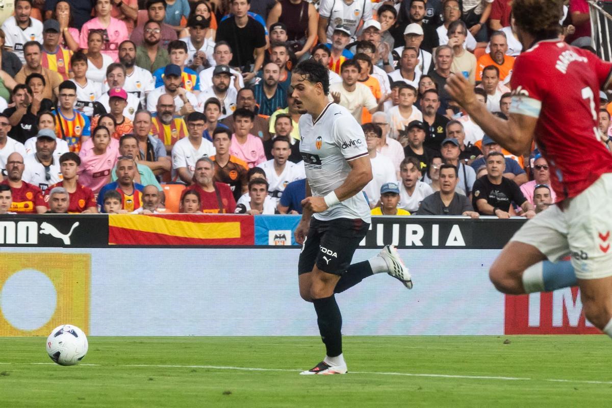 Ugrinic en el Valencia CF - Celta de Vigo