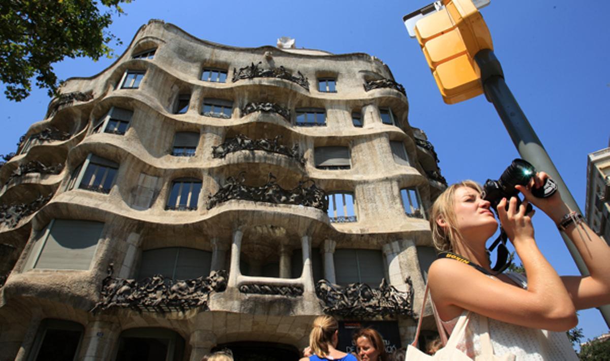 La Pedrera, un dels deu llocs més visitats de Barcelona.