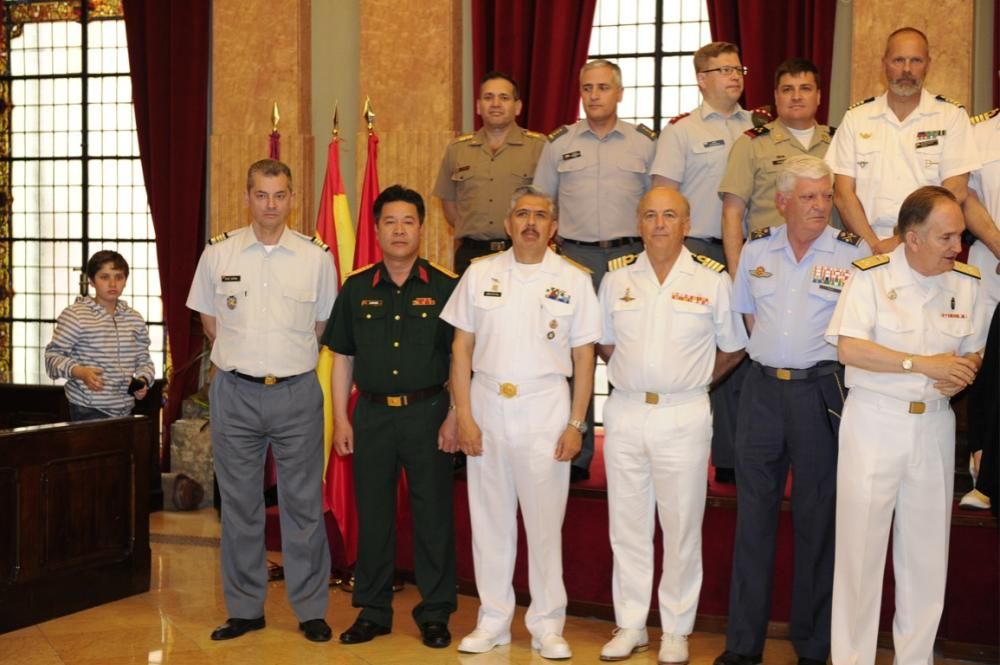 Recepción de Agregados de Defensa Militares Navales y Aéreos