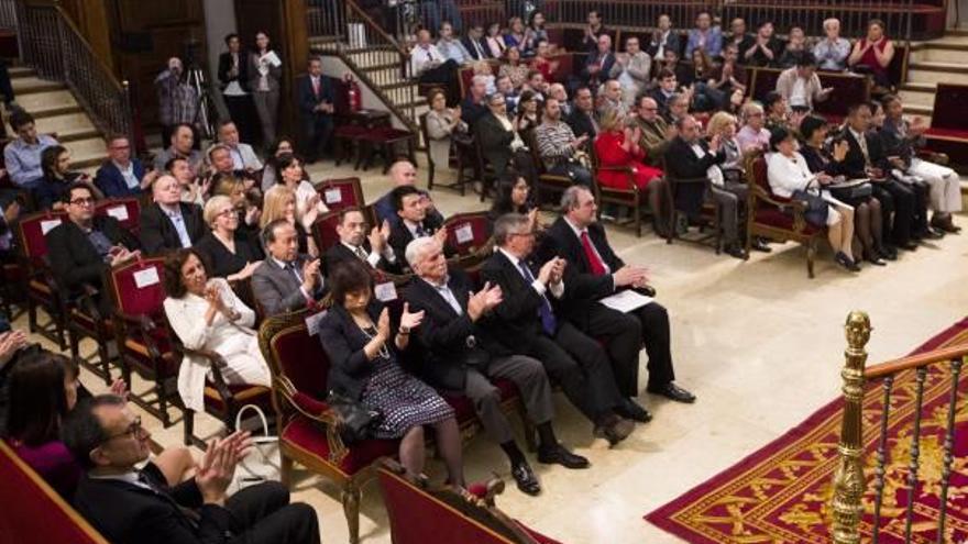 El Paraninfo de la Universitat de València acogió el acto por el décimo aniversario del Instituto Confucio.