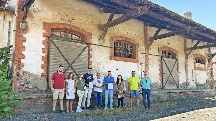 Ceden a la asociación La Maquinilla la antigua estación de Peñarroya para su rehabilitación