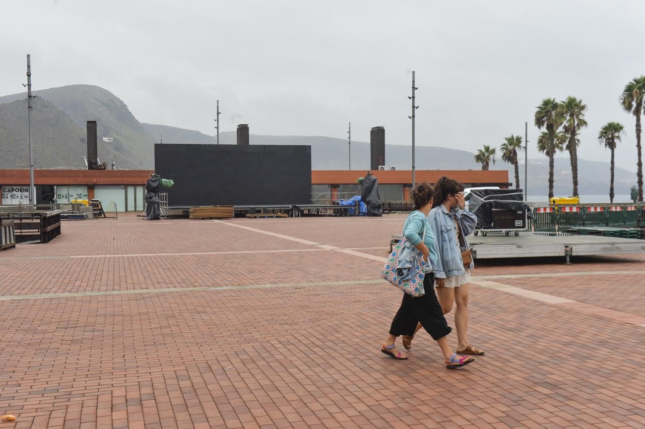 Escenarios del Temudas en la Plaza de la Música