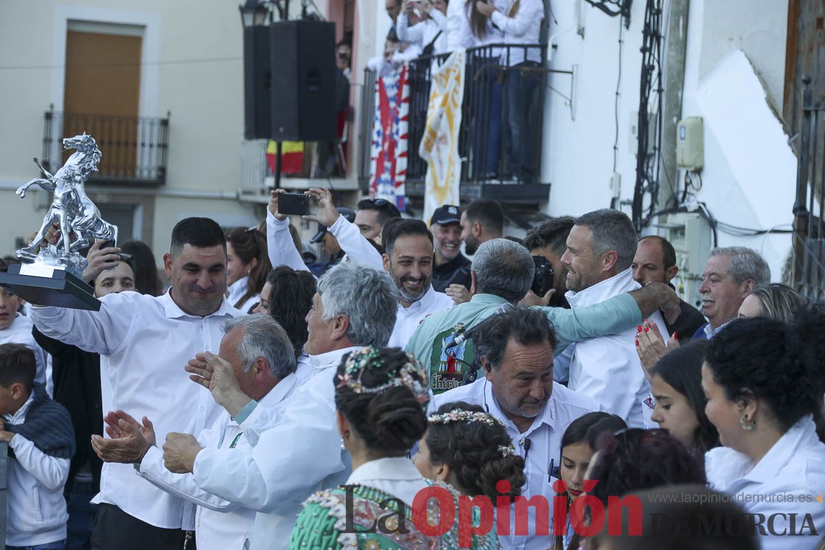 Entrega de premios del concurso de 'Caballo a pelo' en Caravaca