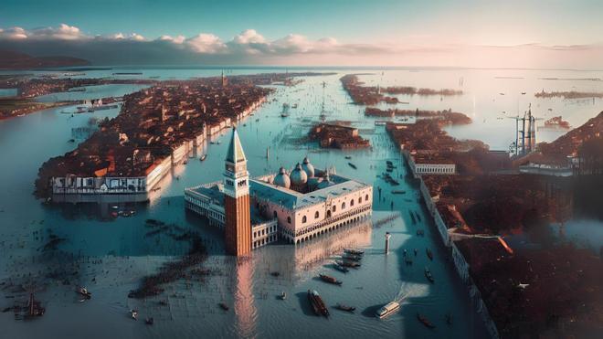 Venecia podría quedar sumergida bajo las aguas en no mucho tiempo.