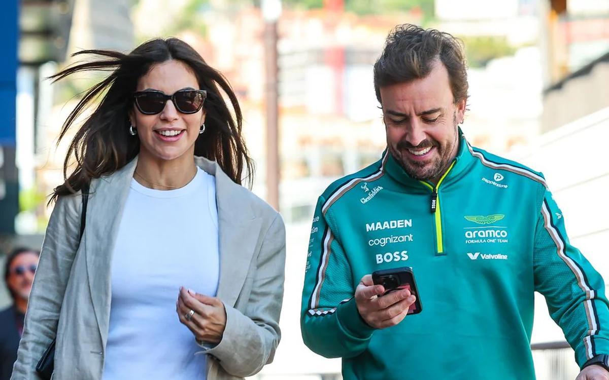 Melissa Jiménez y Fernando Alonso