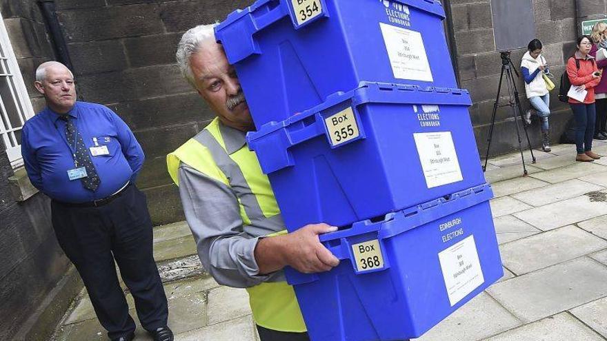 Gran afluencia de votantes en el referendo de Escocia
