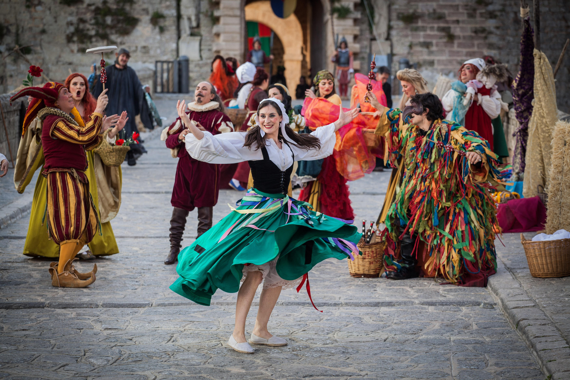 Edición de 2017 de la Feria Medieval de Ibiza.