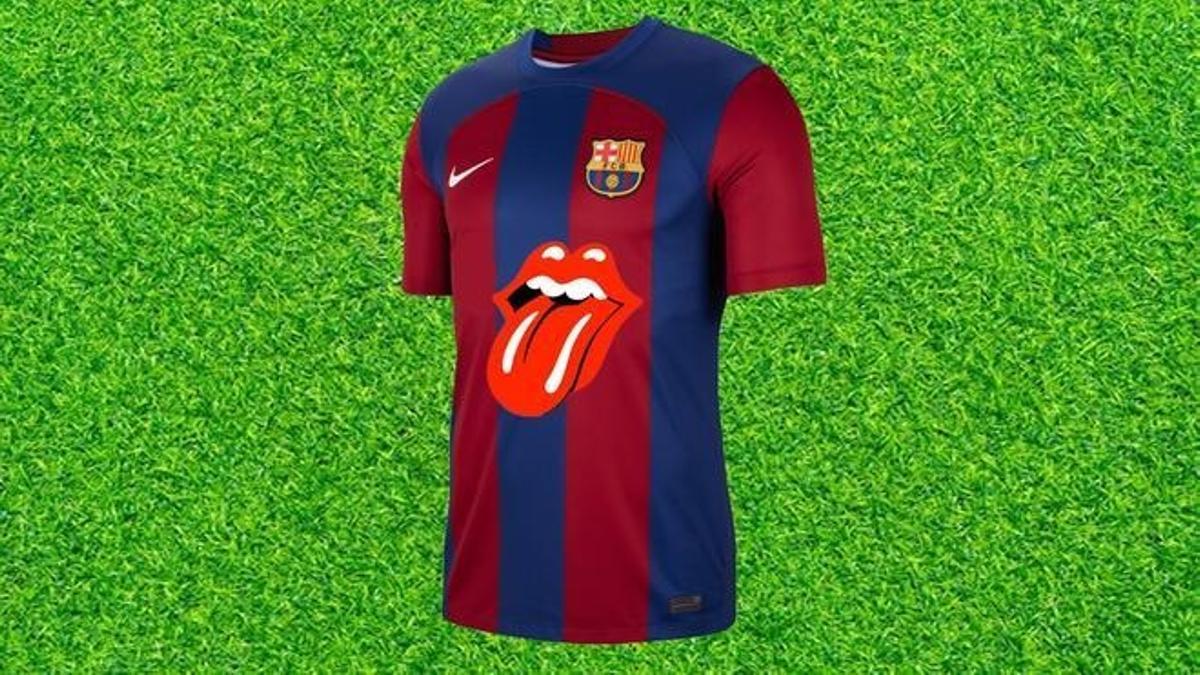 El Barça llevará a los Rolling en la camiseta del Clásico 