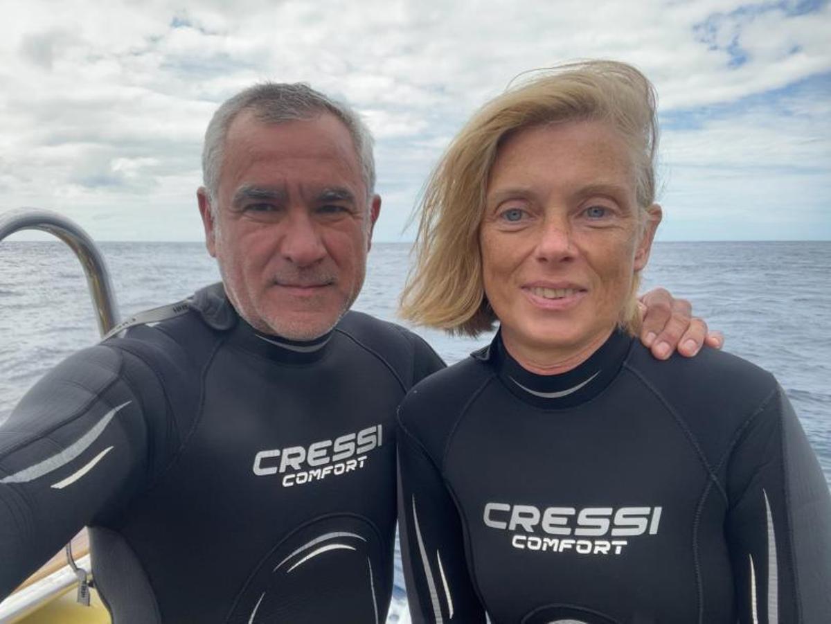 Jorge Candán y Pilar Barros, los Cousteau gallegos