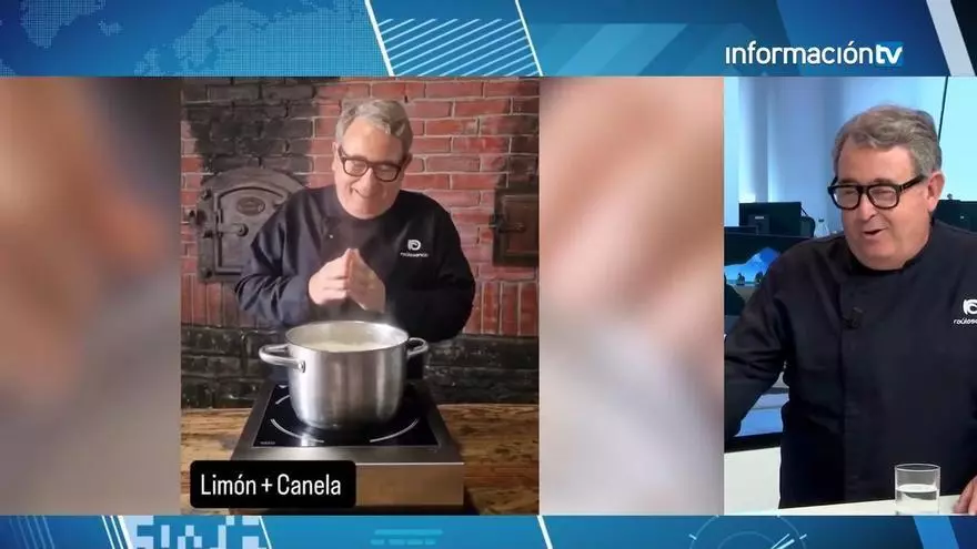 Raúl Asencio presenta los rollicos de cine y el helado de leche merengada de búfala