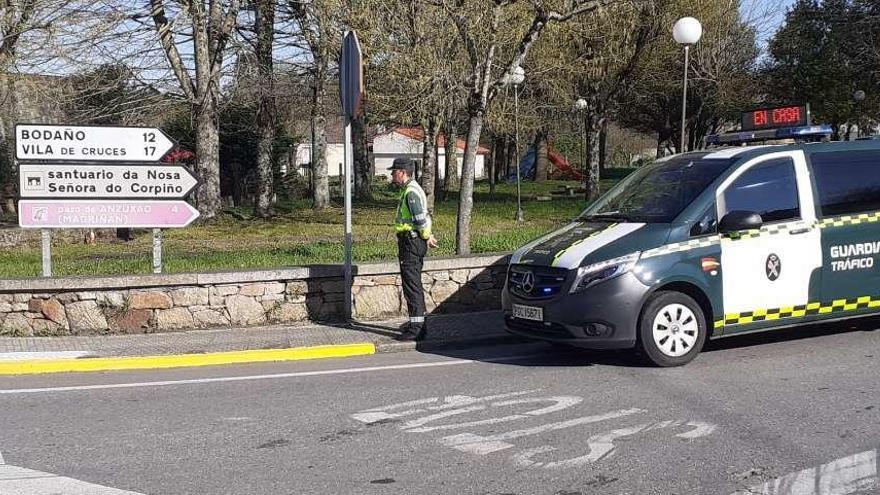 Control de Tráfico, en Prado, en el que fue interceptado el ciudadano francés, de 29 años.