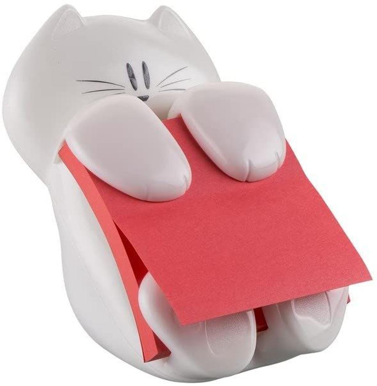 Porta post it en forma de gatito