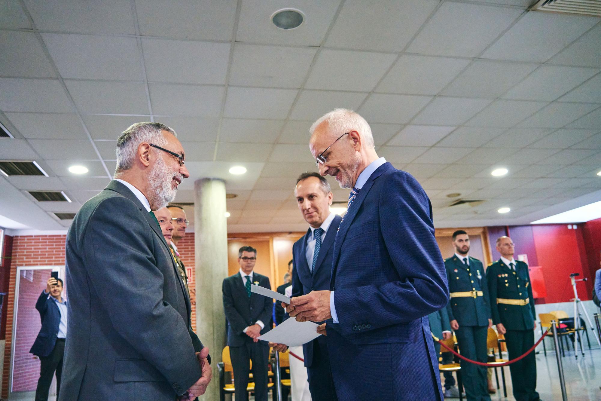 Homenaje de la Guardia Civil de Cáceres