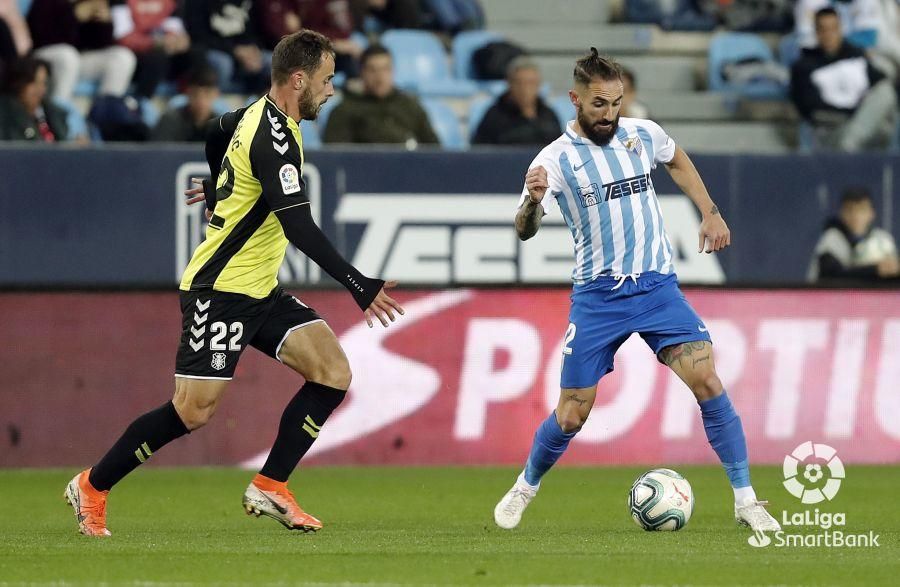 Partido del Málaga CF y el Tenerife en La Rosaleda.