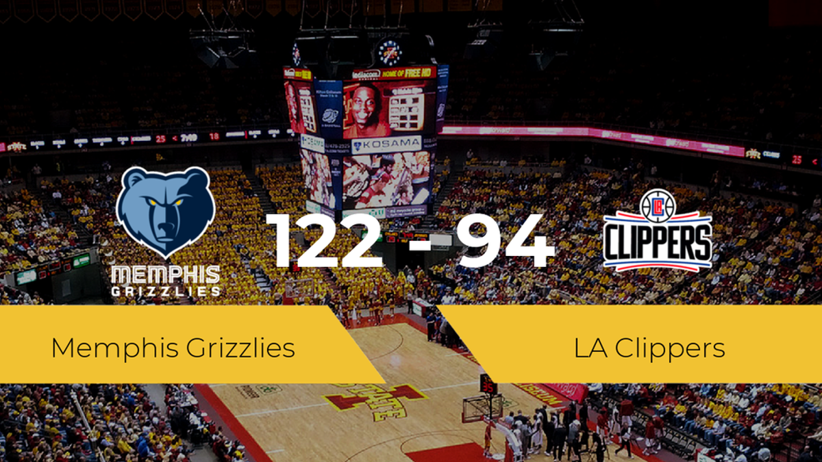 Memphis Grizzlies vence a LA Clippers por 122-94