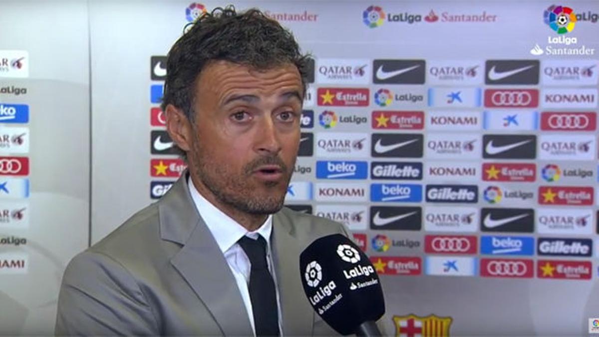 Luis Enrique valoró las causas por las que el Barça no ha sido campeón