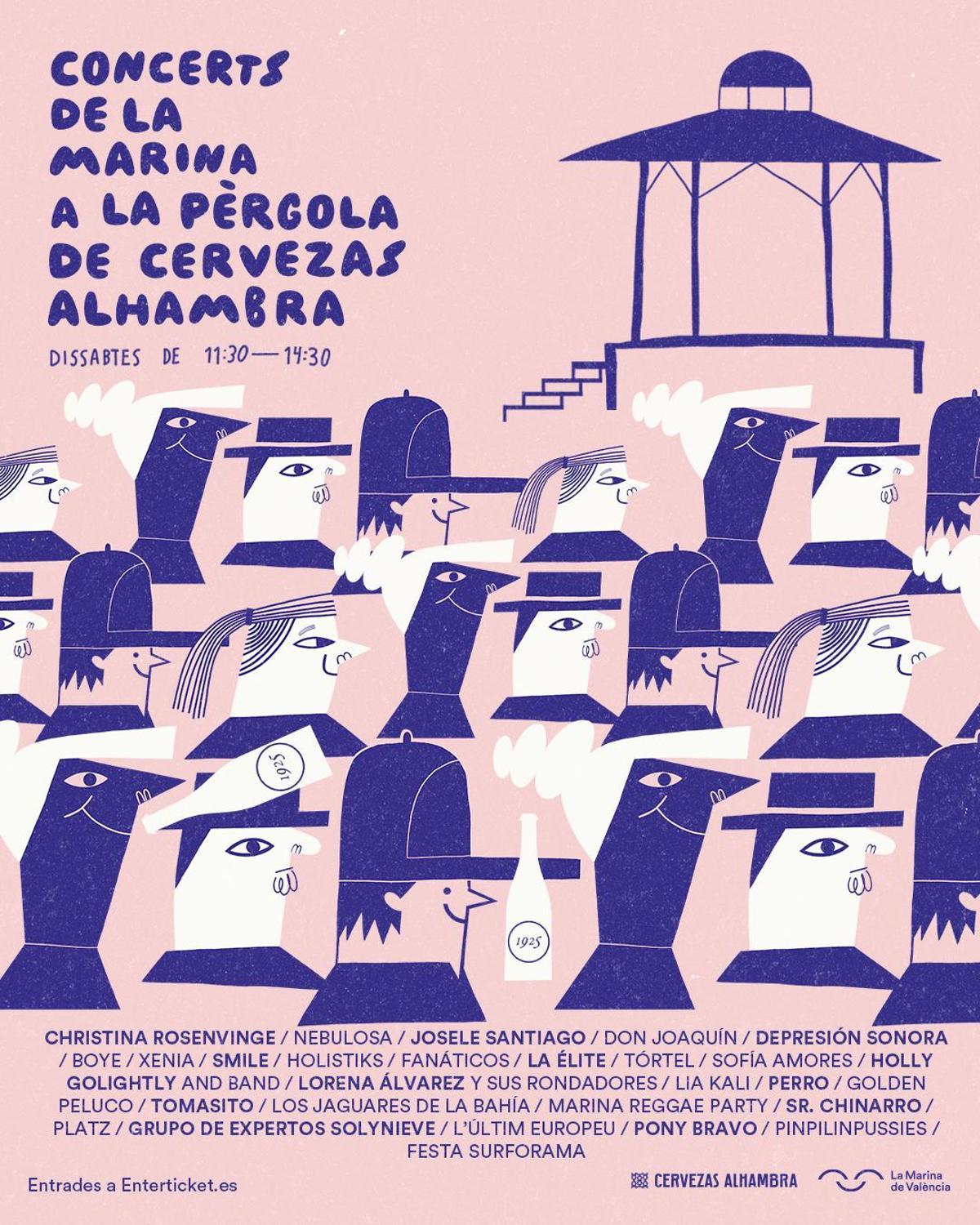 Cartel completo de Concerts de la Marina