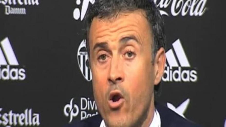 Luis Enrique: “Los tres puntos no caen del cielo”