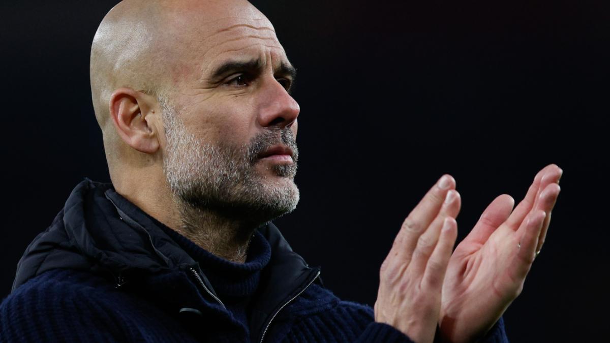 Guardiola, durante el duelo ante el Arsenal