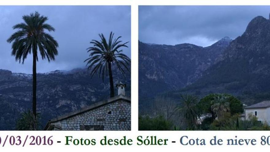 Erneut Schnee in der Tramuntana