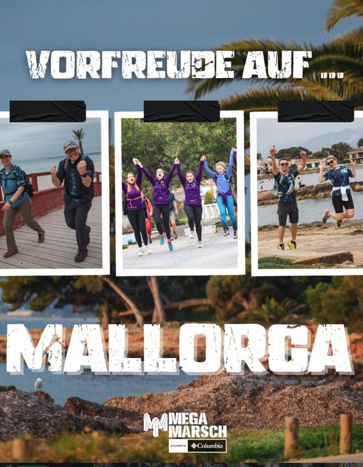Der Megamarsch Mallorca startet in Alcúdia und zieht sich 50 Kilometer durch den Inselnorden.
