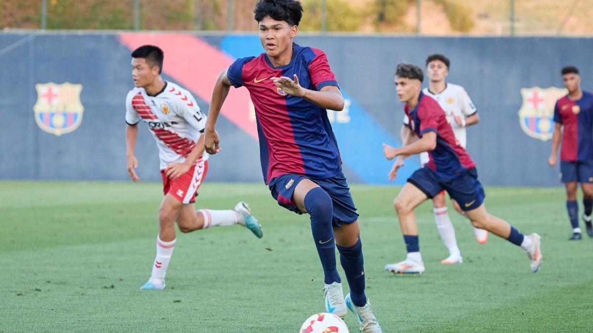 Pedro Fernández, 'Dro' es una de las grandes perlas de La Masia