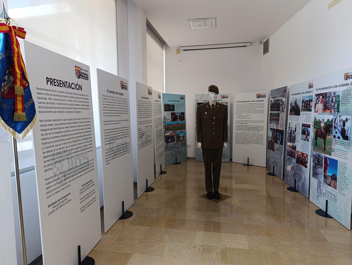 Parte de la exposición.