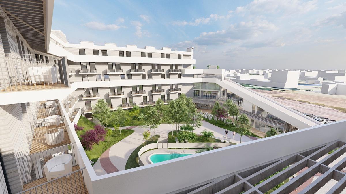 Proyecto de una residencia de estudiantes en Móstoles de Hines.