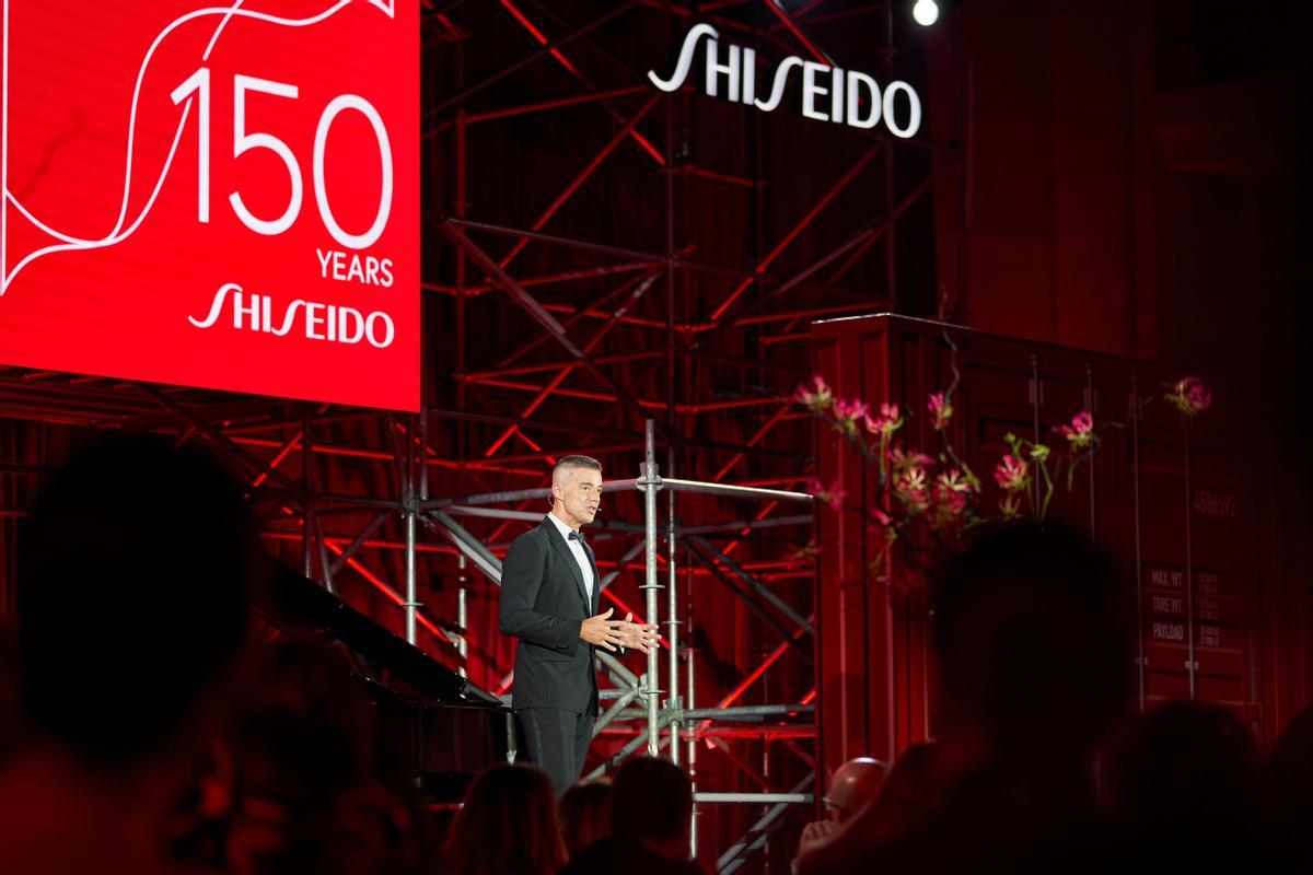 Frans Reina en el 150 aniversario de Shiseido