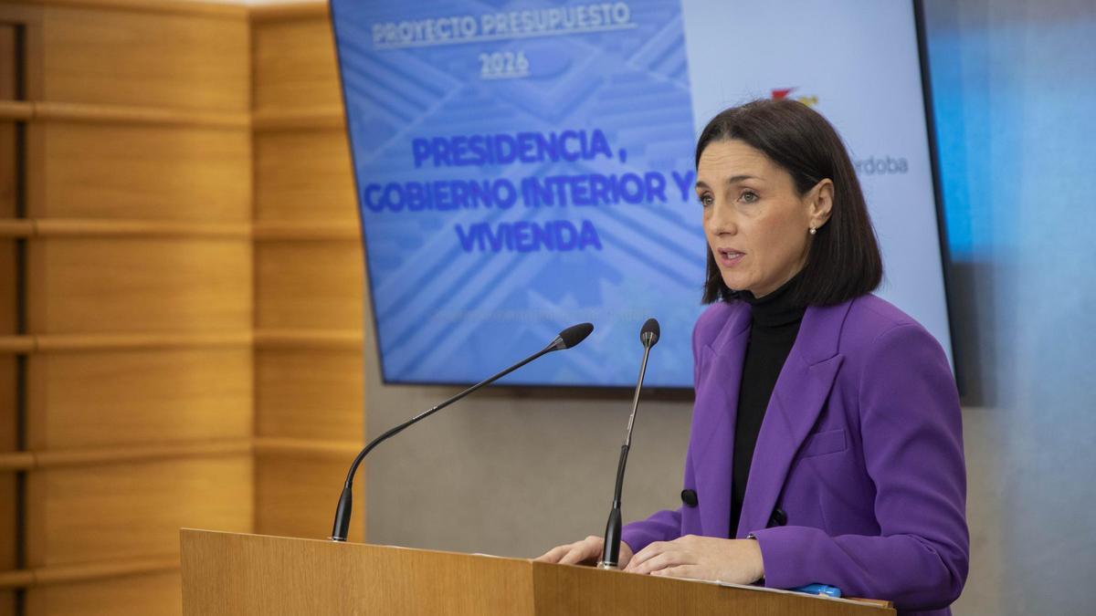 Marta Siles, responsable de la Delegación de Presidencia, Gobierno Interior y Vivienda de la Diputación de Córdoba.