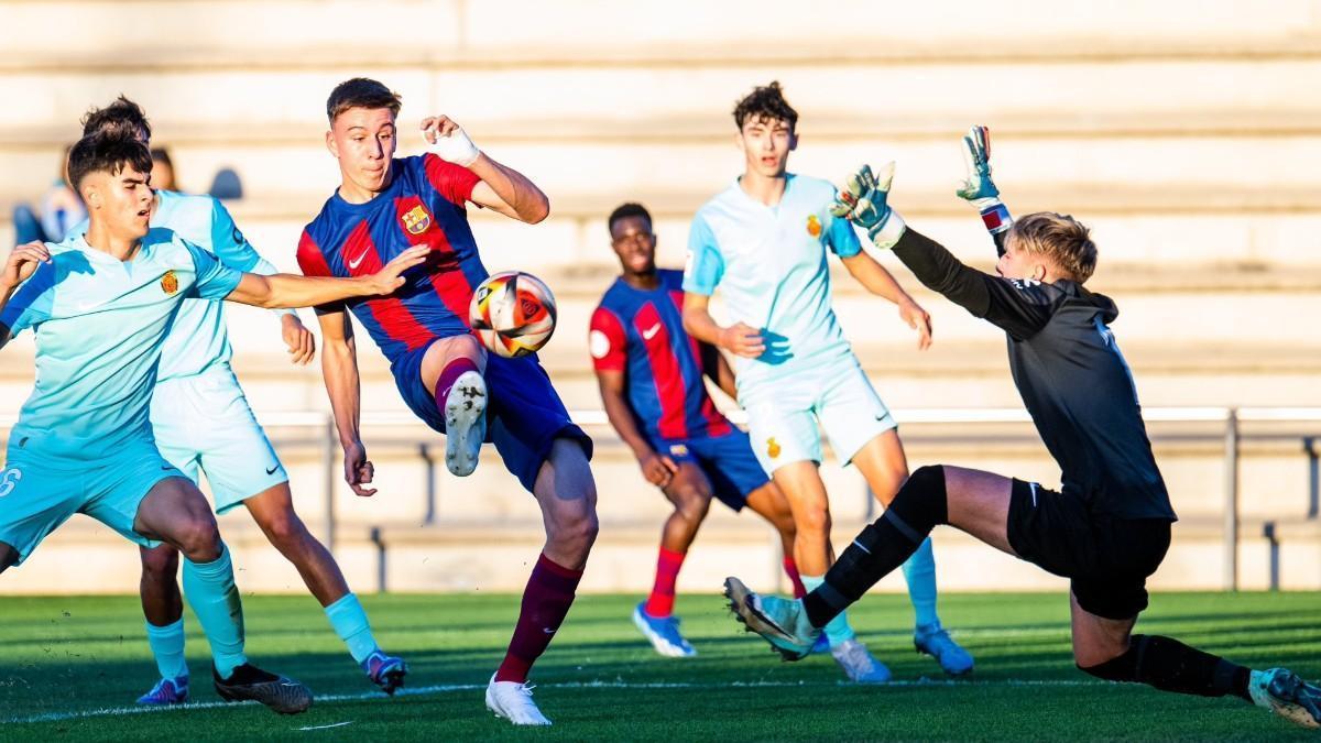 El Barça juvenil pierde su primer partido en casa en liga