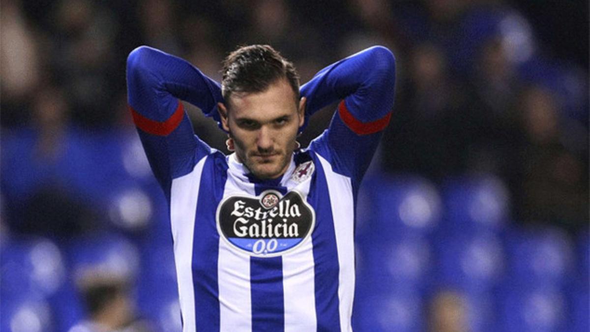 Lucas Pérez, jugador del Deportivo