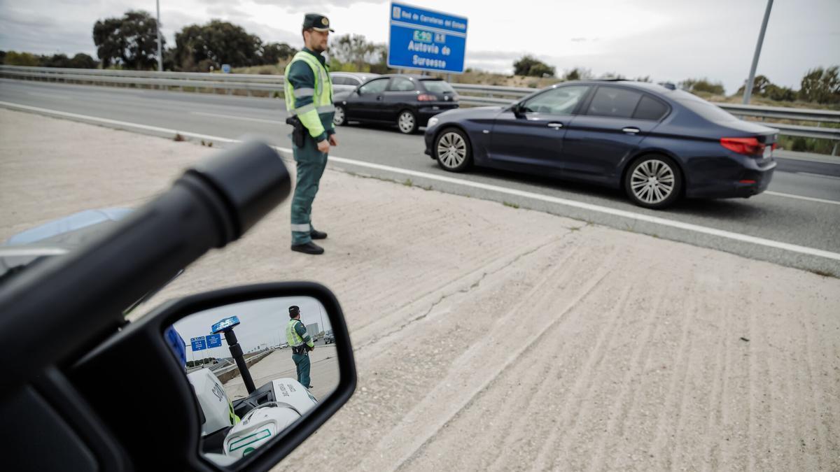 Un control de la Guardia Civil