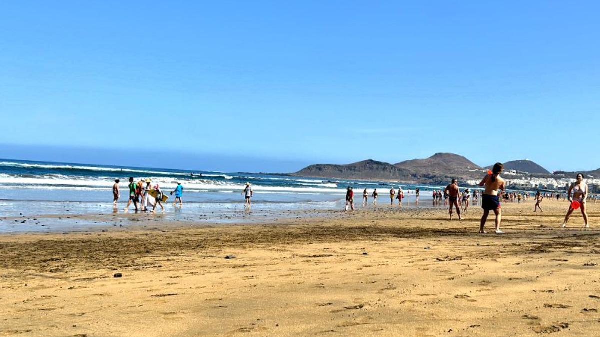 Tiempo en Las Canteras, este domingo 26 de marzo