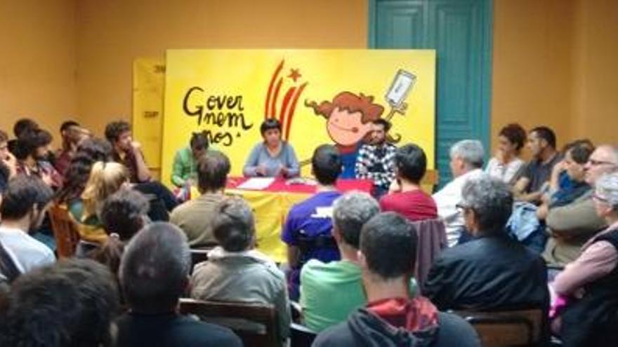 La CUP explica a Manresa l&#039;estat de les negociacions amb JxSí