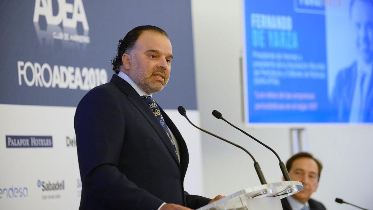 Fernando de Yarza, en el Foro Adea.