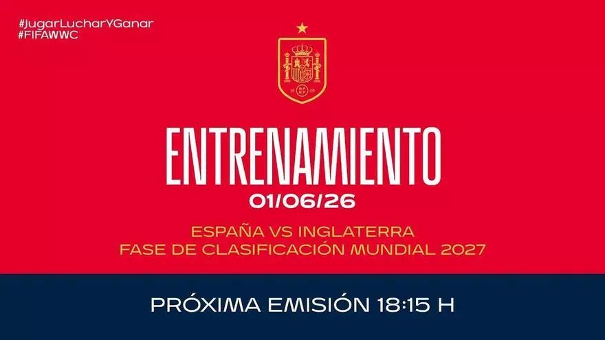 En directo | La selección española entrena en Mallorca antes de enfrentarse a Inglaterra en Son Moix